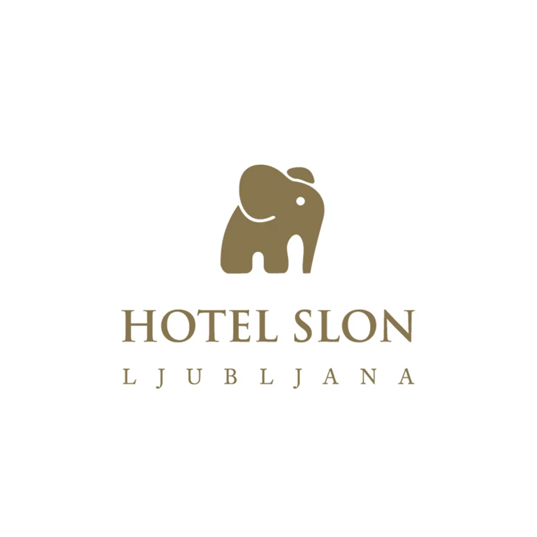 Študija primera Hotel Slon. Logotip Hotela Slon.